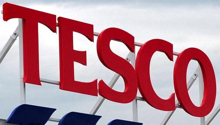 British supermarket Tesco reports £365 million loss in first half