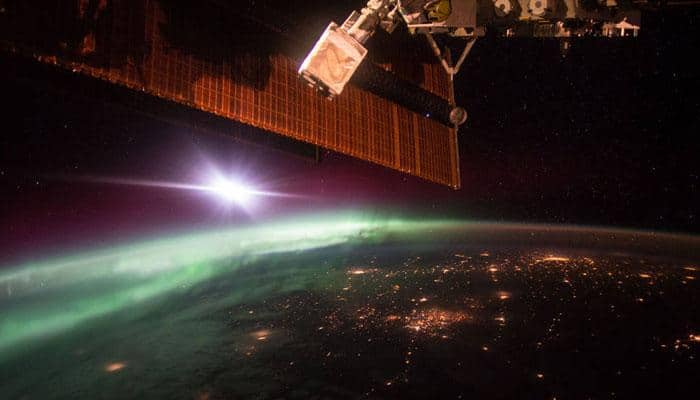 Picture: Scott Kelly shares incredible image of morning aurora taken from space station