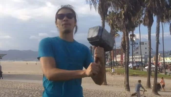 Electrical engineer recreates Thor&#039;s legendary hammer which only he can lift!