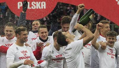 Trouble brewing for Robert Lewandowski! Polish striker reported for having a swig of celebratory champagne