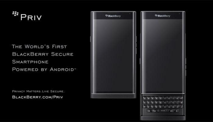 BlackBerry Priv Android smartphone available for pre-order