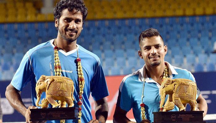 AirAsia Open: Saketh Myneni loses singles semis but wins doubles title with Sanam Singh