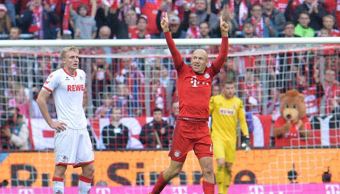 Goal against Cologne a reward for my comeback: Bayern Munich&#039;s Arjen Robben