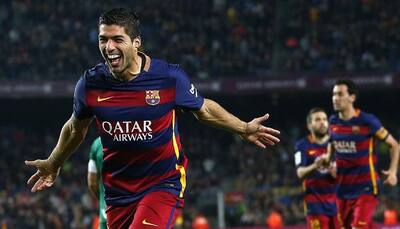 Luis Suarez hat-trick inspires Barcelona, Atletico beat Valencia