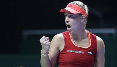 WTA Finals: Angelique Kerber beats an ill Petra Kvitova in first round