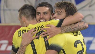 Inter beat Bologna to move atop Serie A