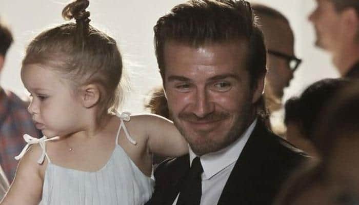 Daughter Harper designs new tattoo for David Beckham