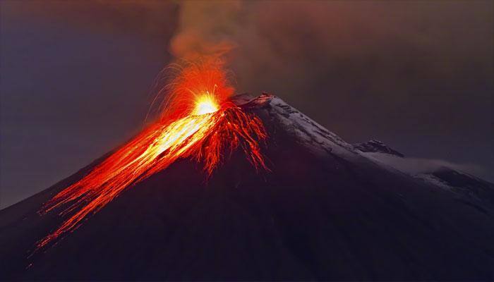 Supervolcanoes triggered by external mechanism: Study