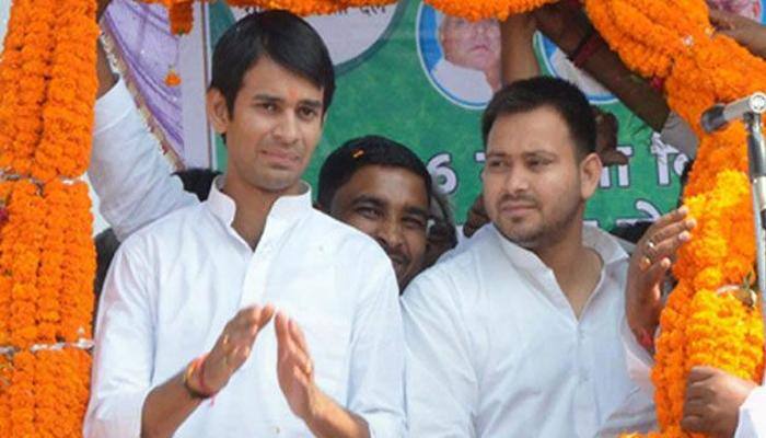 Lalu Yadav&#039;s sons and debutants in Bihar polls Tejaswi, Tej Pratap trailing