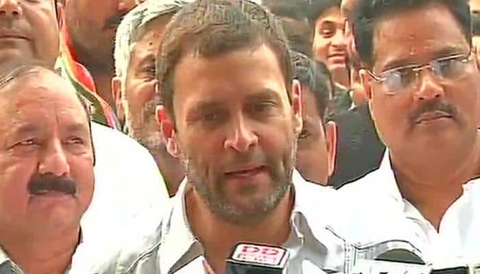 Defeat of Modi&#039;s arrogance in Bihar; BJP, RSS can&#039;t divide the nation: Rahul Gandhi