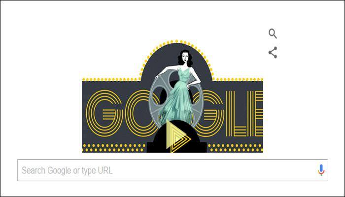 Google doodles Austrian actress and inventor Hedy Lamarr on her 101st birth anniversary