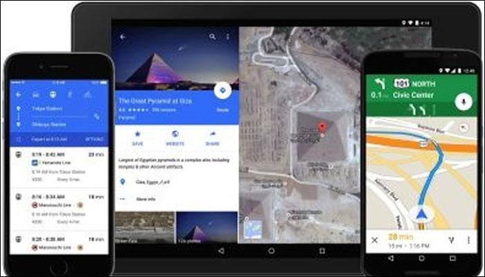 Google Maps guides travellers offline