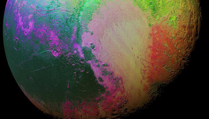 See pic: Pluto goes all psychedelic in new NASA image!