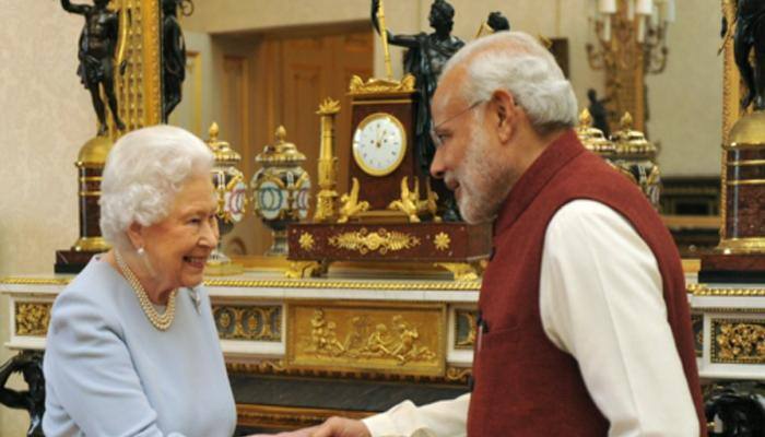 PM Modi enjoys 'royal' lunch with Queen Elizabeth II