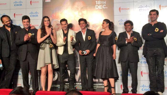 Watch: What happened at Shah Rukh, Kajol&#039;s &#039;Dilwale&#039; trailer launch!