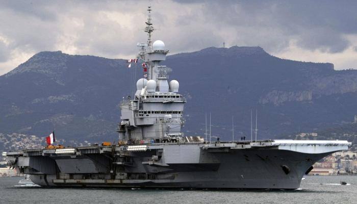 France deploys aircraft carrier to support Syria raids