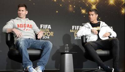 WATCH: Cristiano Ronaldo has yet another cheeky dig at Lionel Messi!