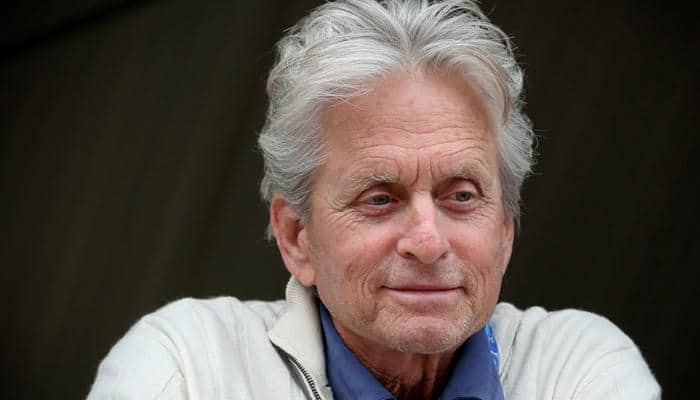 Michael Douglas honours Holocaust survivor