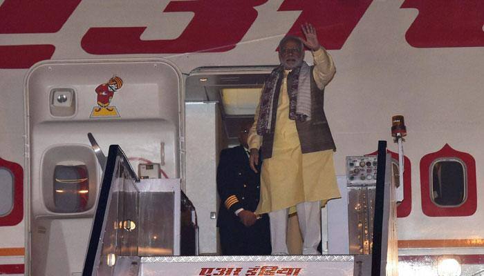 PM Narendra Modi arrives in Malaysia