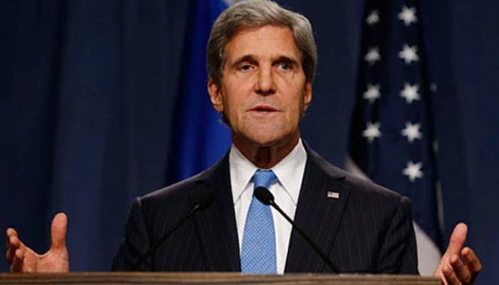 John Kerry in Abu Dhabi for talks on Syria peace plan