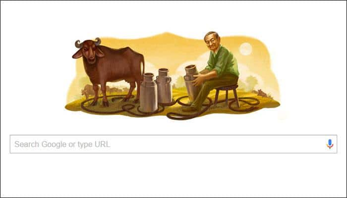 Verghese Kurien&#039;s 94th birthday: Google remembers India&#039;s Milk Man the doodle way!