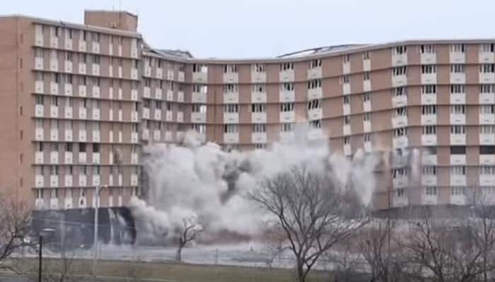 Watch: 10-storey building 'bombed' in 10 seconds in US