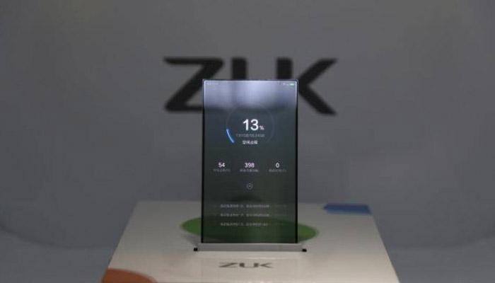 Check out! Lenovo ZUK&#039;s transparent display smartphone prototype 