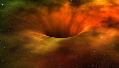 Glimpse of black hole swallowing star, shooting flare