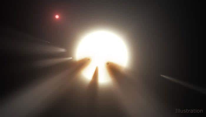 Astronomers conclude bizzare star KIC 8462852 swarmed by comets