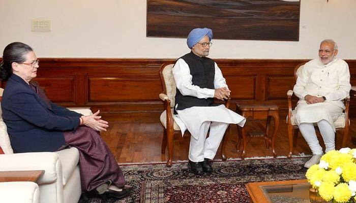 A good beginning: Govt on meet between PM Modi, Sonia over GST Bill