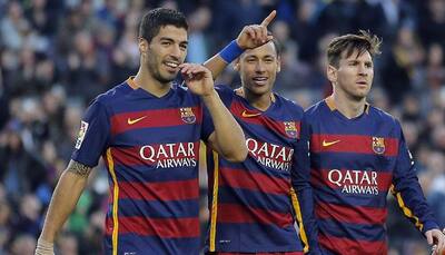 Lionel Messi, Neymar, Luis Suarez strike to keep Barcelona rolling in La Liga