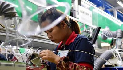 China official factory PMI at three-year low