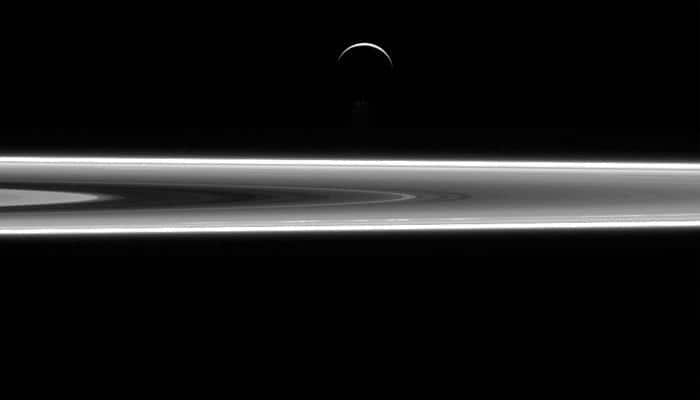 See pic: NASA&#039;s Cassini captures varying characteristics of Saturn&#039;s rings and Enceladus