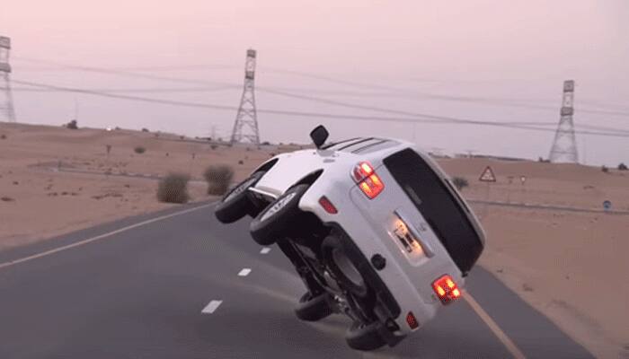 Viral video: Here's what happens when a speeding car flips!