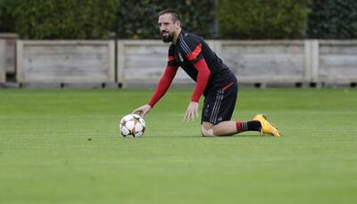 Franck Ribery returns to Bayern training after nine months