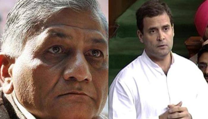 VK Singh lashes out at Rahul Gandhi on Twitter, rakes up 57-day vacation issue