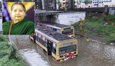 Tamil Nadu CM Jayalalithaa to undertake aerial survey of flood-hit areas today, IMD says more rains expected