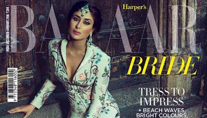 See pics: Sizzling Kareena Kapoor Khan on Harper&#039;s Bazaar Bride!