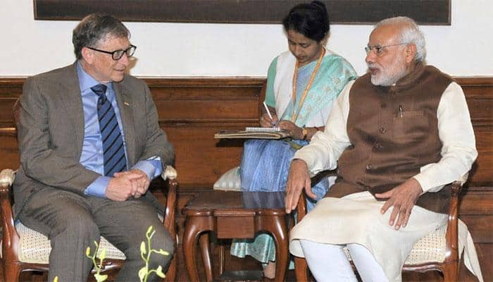 Bill Gates meets PM Narendra Modi; offers support for financial inclusion projects