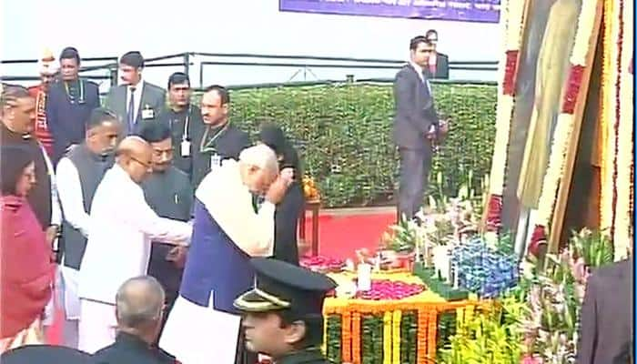 President Mukherjee, PM Modi remember BR Ambedkar on his 60th death anniversary