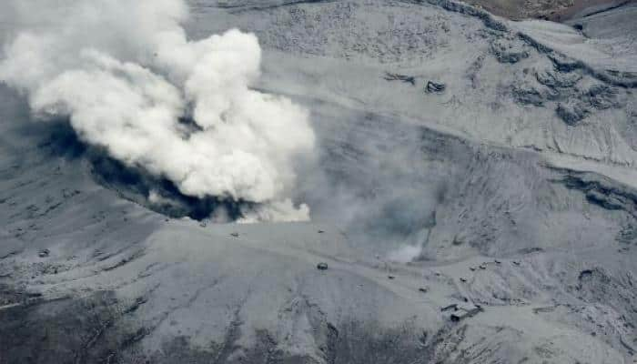 Japan&#039;s active volcano Mt Aso erupts, spews smoke 700 metres into air