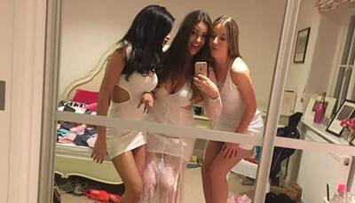 See in pic: Navya Naveli dresses in white for 18th b'day bash!