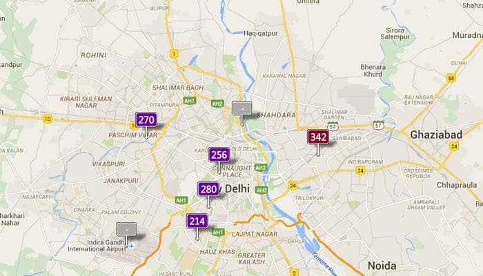 Air pollution: Check out Real-time Air Quality Index Visual Map in Delhi