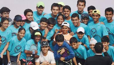 PHOTOS: Rafael Nadal enthralling Indian fans with autographs, photos