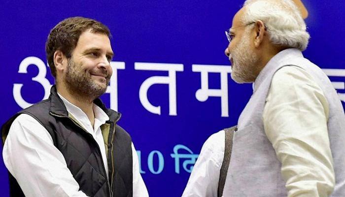 First Namaste, then a handshake: Know more about PM Narendra Modi-Rahul Gandhi encounter at Sharad Pawar's birthday function