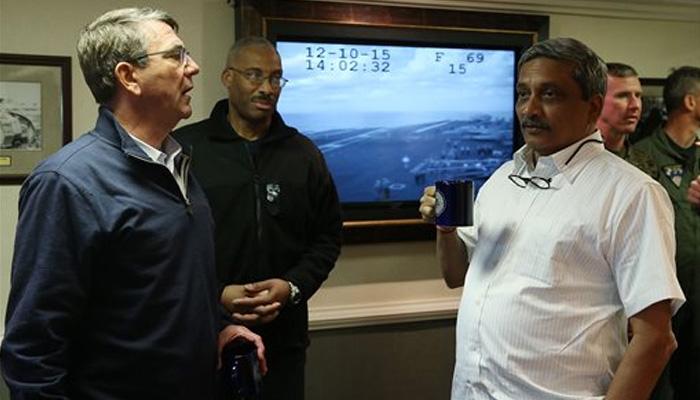 `Manohar Parrikar's visit welcome sign of deepening India-US defence ties' `Manohar Parrikar's visit welcome sign of deepening India-US defence ties'
