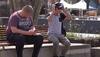 Crazy video: What happened when a man dropped his iPhone on road! Don't miss the last man's reaction