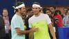 Rafael Nadal-Roger Federer's IPTL show behind the mike!