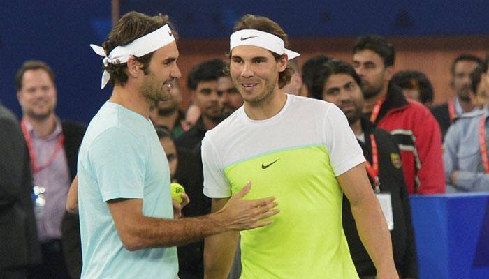 Rafael Nadal-Roger Federer's IPTL show behind the mike!