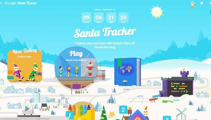 Google&#039;s Christmas surprise: Now track Santa as he sleighs across globe!